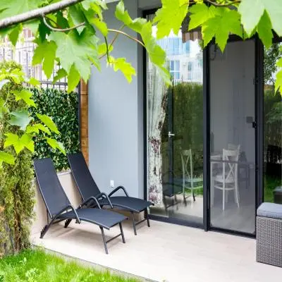 White and Black Balcony Design