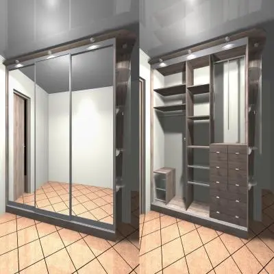 Lavish Glass Sliding Wardrobe